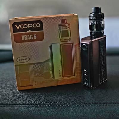 Voopo Drag 5 Vape with batteries & extra 45watt coil