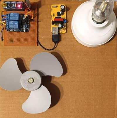 Voice Controlled Home Automation Modle With Custom App