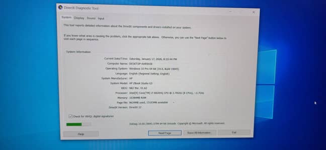 Hp Zbook G3 RAM 16GB 256GB 4GB GRAPHIC CARD