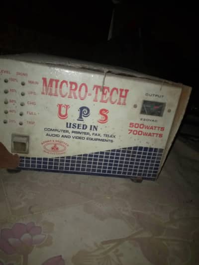 MiCRO TECH  UPS 700VOlT 100% Coper Good condition