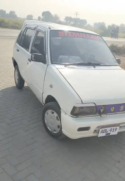 Suzuki mehran 1998 model.  sind registered.