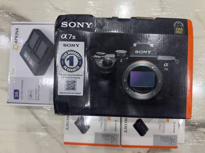 Sony a7iii with box - like new