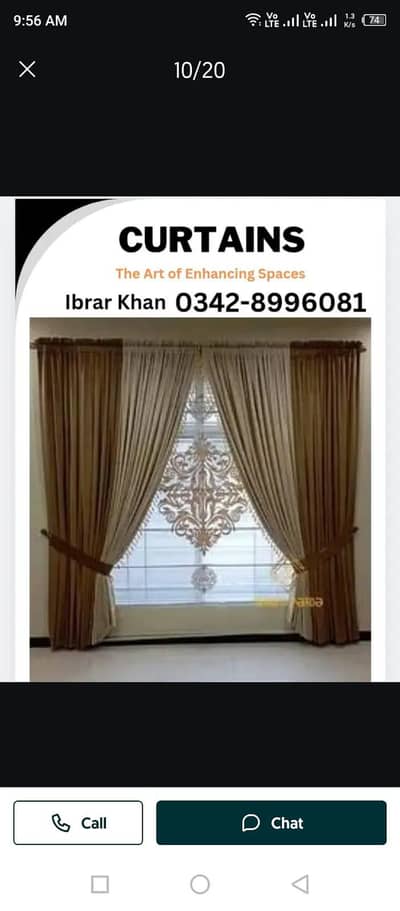 luxury curtain/curtain cloth /stitching