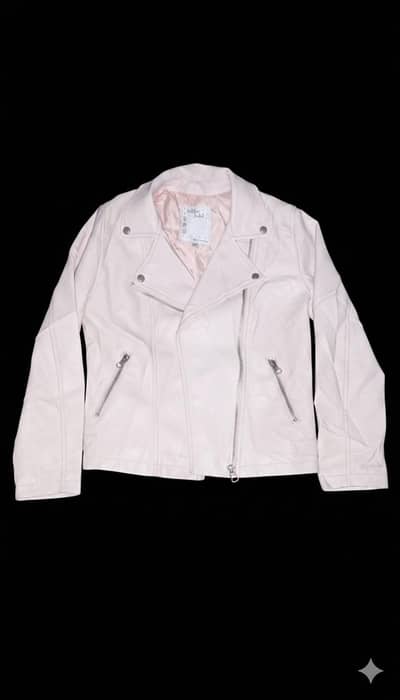 stylish girl leather jacket