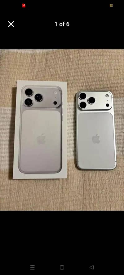 Iphone 17 pro max 256 physical+esim