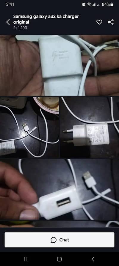 Samsung a32 ka geniune charger 15watt