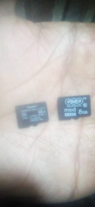 8gb and 32gb memricard for sale