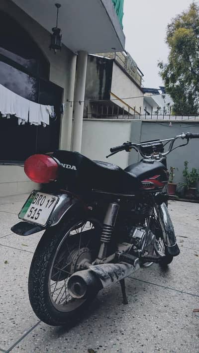 Honda CG125 Punjab number