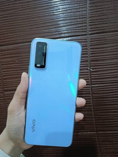 Vivo y12s used in sky blue color