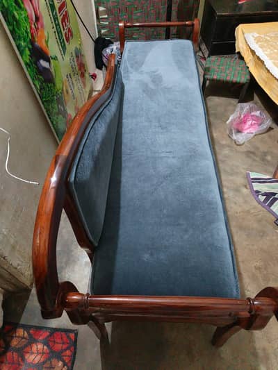 single Wooden sofa