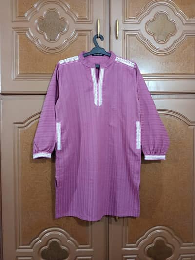Mid Season Cotton Kurta Style Shirt with pockets