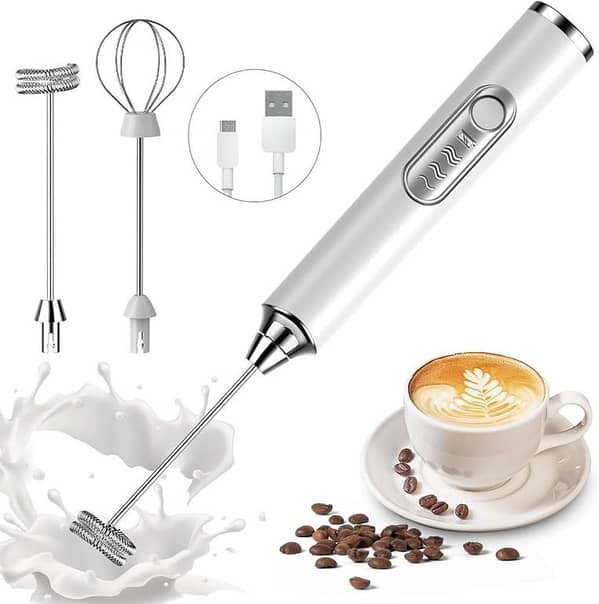 1-2 USB Electric Hand Beater | Kitchen Mixer for Cake, Egg, Dough | Portable & Fast Mixing