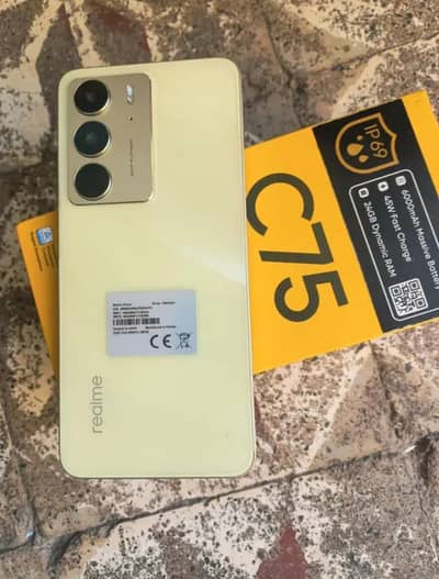relme c75 8+8 256 new phone