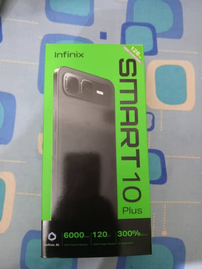 Infinix Smart 10 plus for sale in new condition. 8/128gb