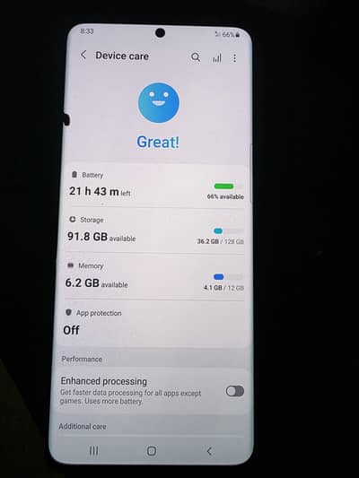 s21 ultra ram 12 rom 128