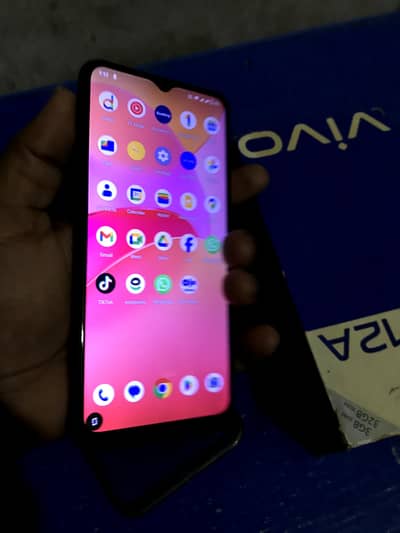 vivo y12a 3gb 32gb box ke Sath no open no repair
