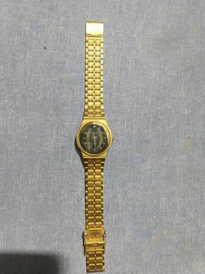 swiston carlex quartz sw 1002m 18k gold