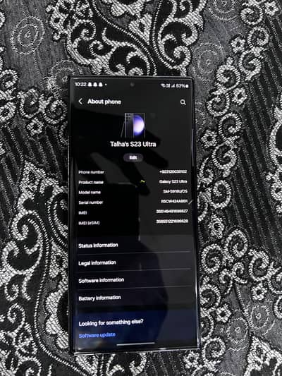 S23 ultra 10×10 condition original waterpack seat urgent sell