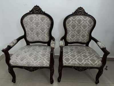 Pair of victorian style chairs