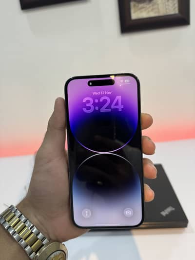 Apple iphone 14 pro max 256GB factory unlock NON PTA Deep purple LLA