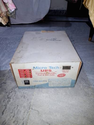Microtech 750W UPS - Bilkul Ok Condition - Lahore