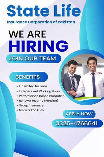 Jobs in State Life as Part Time & full time with excellent commission