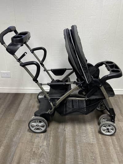 Graco two in one room 2 baby stroller carry two kids (imported)