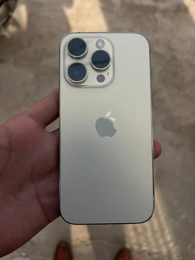 iPhone 14 Pro 256gb jv battery health 95% gold colour 10/10 condition