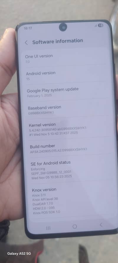 samsung s21 ultra  panal