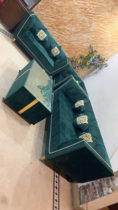 sofa set 6 seater with center table