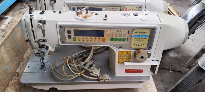 lock stitch Auto cutting front penal machine complete imported used