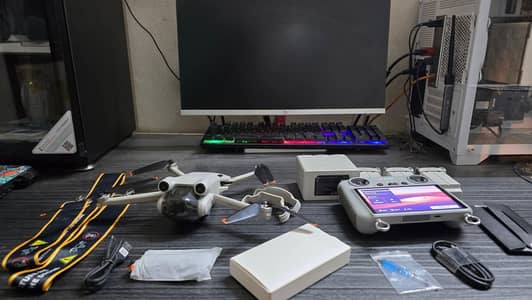 Drone DJI mini 3 pro good working connect wtp no