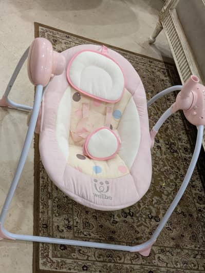 BRAND NEW Welbe Musical Swing for Babies