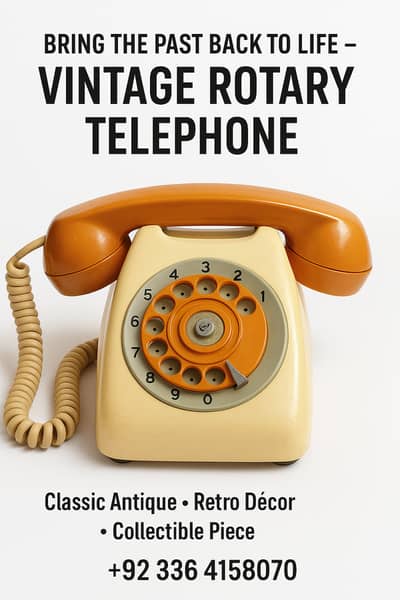 sunrex Vintage Rotary Telephone – Classic Antique Phone