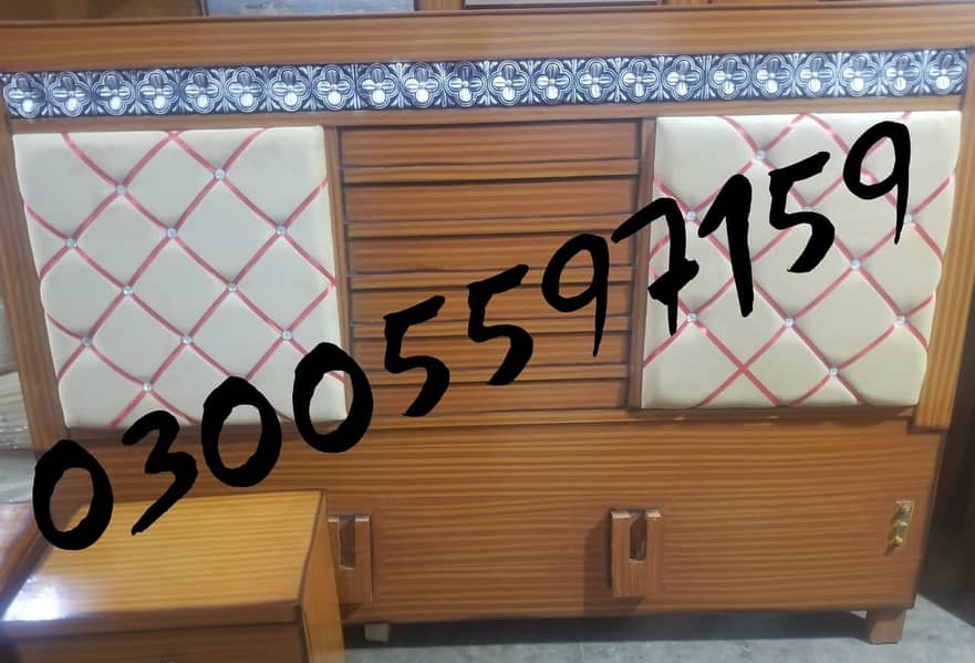 king size bed| wood bed set| bed side table dressing| solid single bed 8