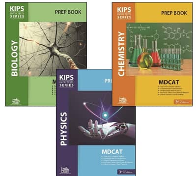 kips mdcat helping books + practice books