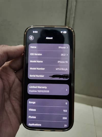 I phone 15 jv 1/28 gb