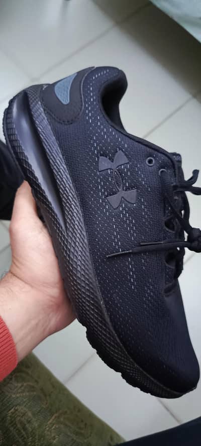 Zara boots and  UNDER ARMOUR joggers