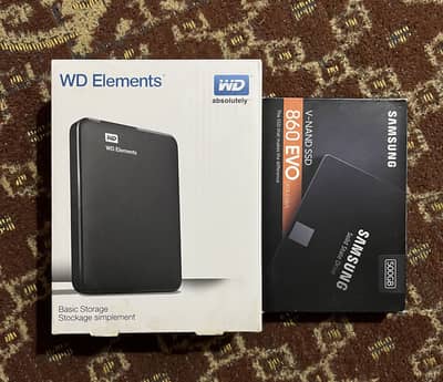 Samsung 500gb SSD for laptop/desktop/external drive