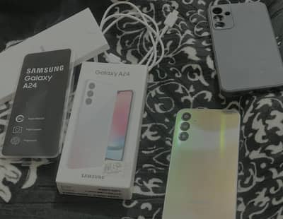 PTA Approved Samsung A24 with and non used original cable 6/128