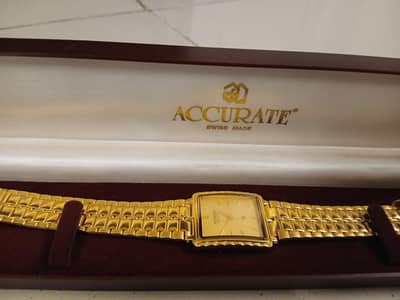 GOLDEN MEN WATCH SWISS QUARTZ