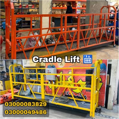 suspended plateform / Cradle lift / cargo or passenger lift / capsule