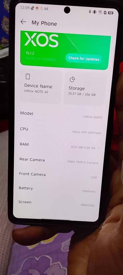 Infinix mobile note 40