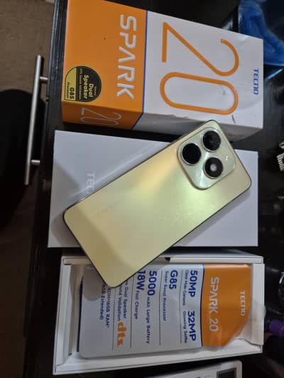 Tecno Spark 20 - 8GB / 256GB - 10/10 Condition