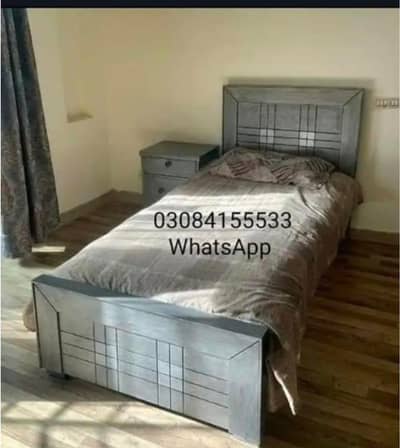 single bed solid wood/single bed wooden/single bed new