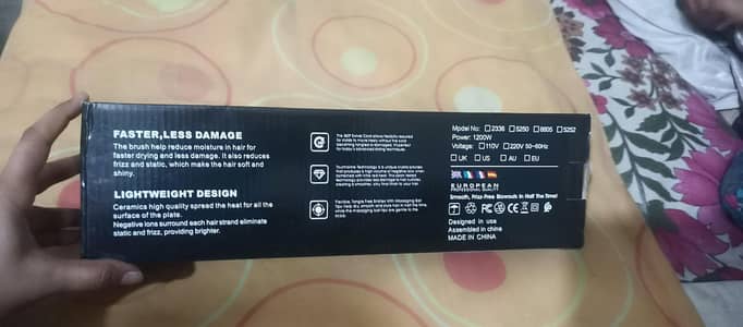 3 in 1 brush hair dryer