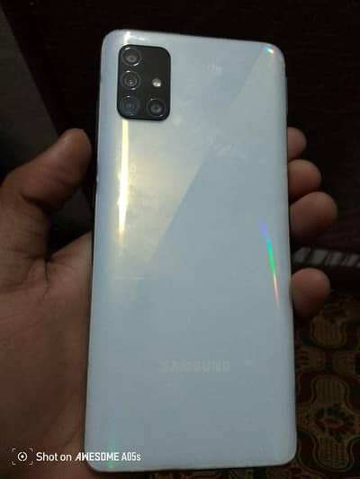 samsung a51 pt approved with box 6/128 only al original only back chng