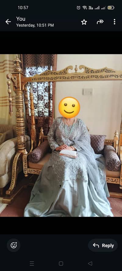 cut Dana shirt and duppta with lehnga