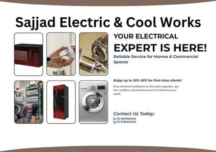 Professional Electrican| Ac , Fridge Oven Repair| Home & Commercial