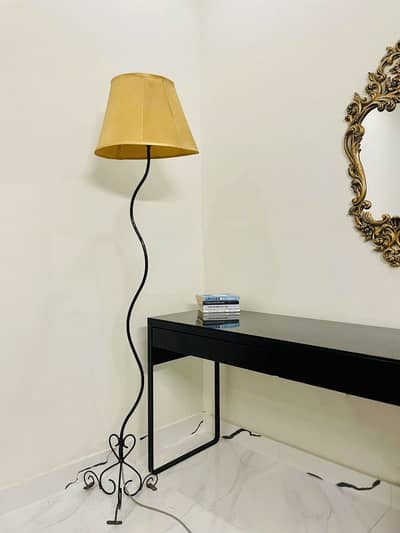 Beautiful wrought iron lamp